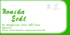 monika eckl business card